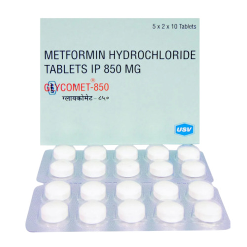 Glycomet 850mg - 100 Tablets