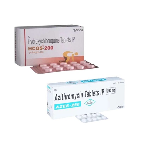 HCQS 200mg + Azee 250mg