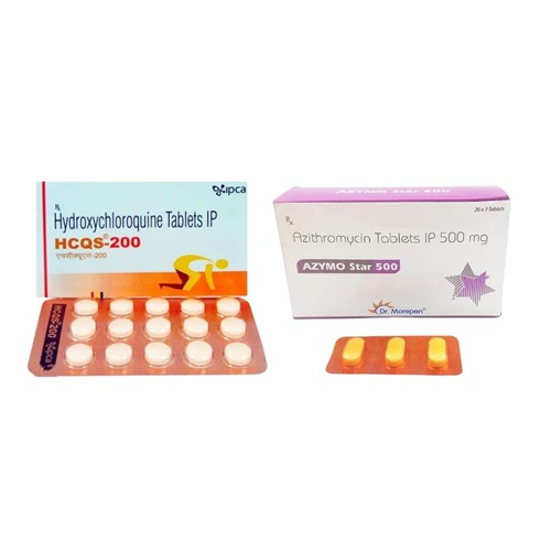 HCQS 200mg + Azymo Star 500mg