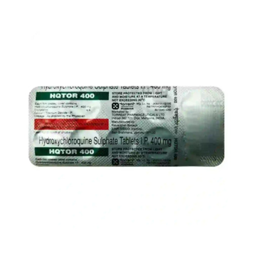 Hqtor 400 tablets blister strip close-up
