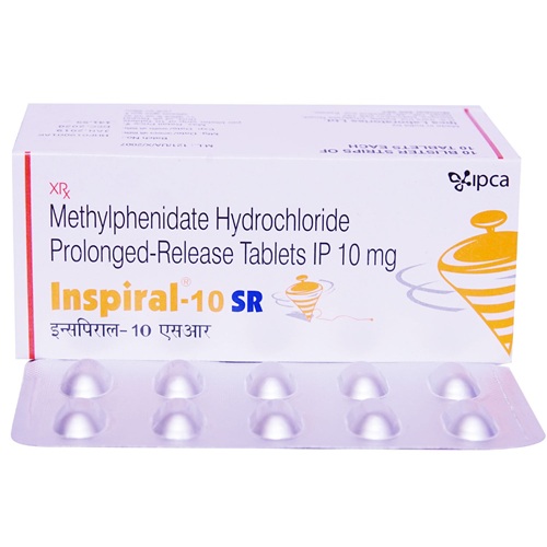 Inspiral 10 SR 100 Tablets front box packaging
