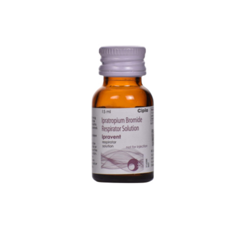 Ipravent 250 Respirator Solution 15ml amber bottle with white screw cap