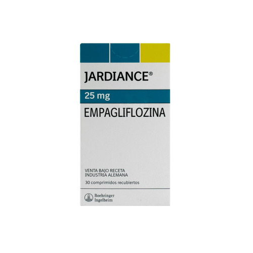 Jardiance 25mg box displaying product branding and dosage strength