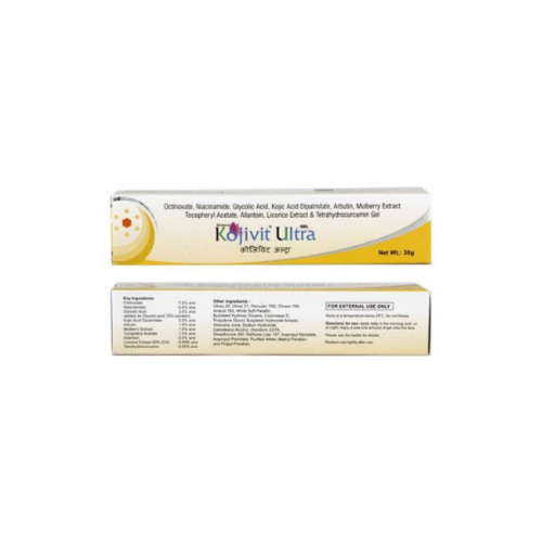 Kojivit Ultra Gel 30gm tube close-up