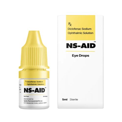 NS-AID Eye Drops 5ml updated packaging with yellow cap