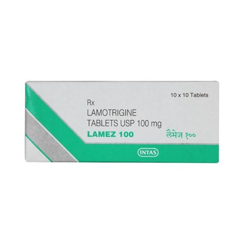 Lamez 100 tablets front box packaging with 100 tablets