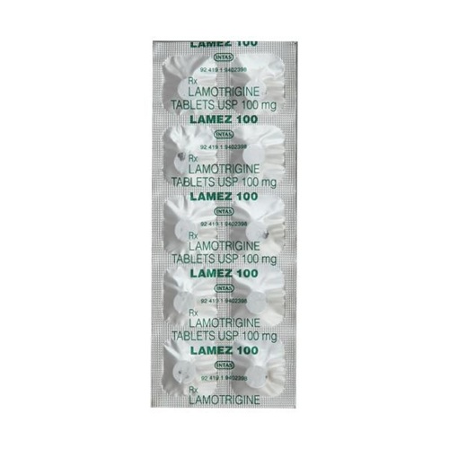 Lamez 100 blister strip showing tablets layout