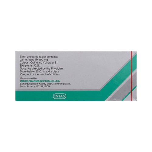 Lamez 100 tablets side box view with product details