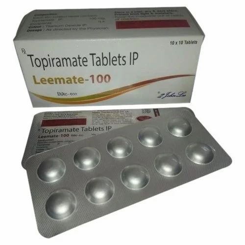 Leemate 100mg tablets carton box with multiple foil blister strips