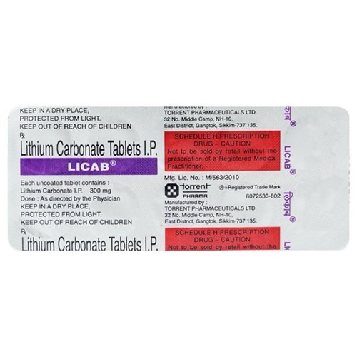 Lithosun SR 400 100 Tablets blister strip close-up