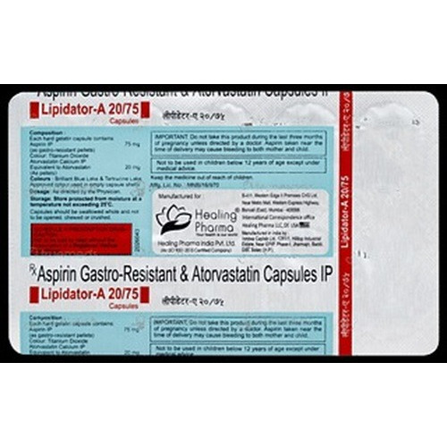 Close-up of blister pack's back panel showing printed product information