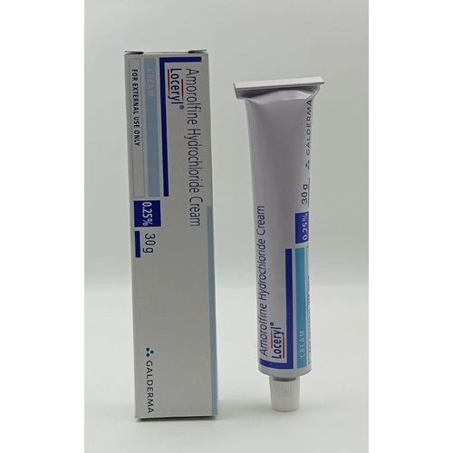 Loceryl Cream 30g tube with outer carton