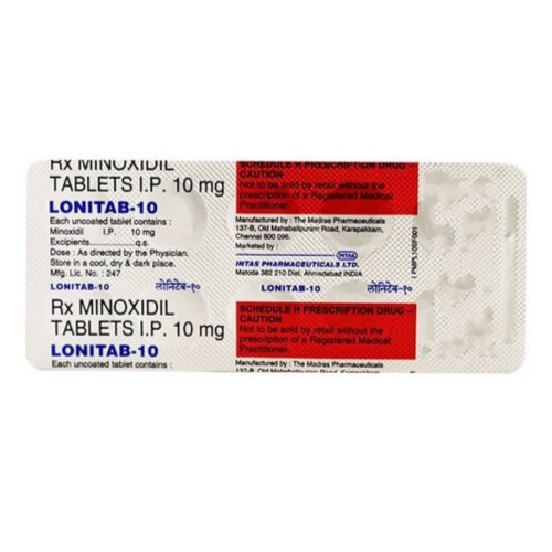 Lonitab 10 blister strip with tablets