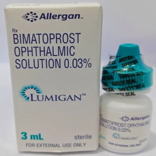 Lumigan Eye Drops 3ml bottle with outer carton