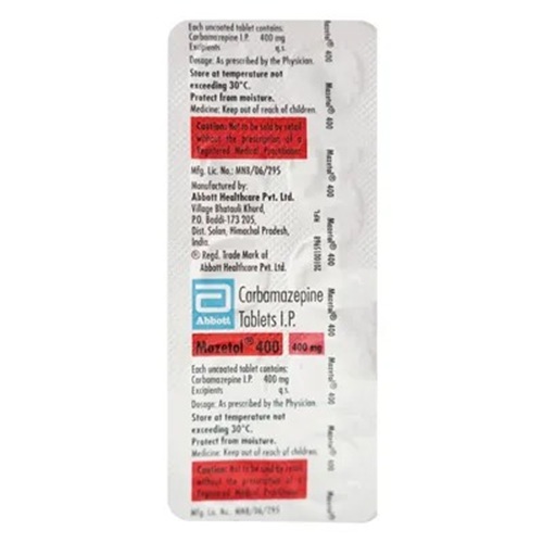 Mazetol 400mg (Carbamazepine) 100 tablets silver blister strips with dosage imprint, online pharmacy treatment option for epilepsy and mood stabilization