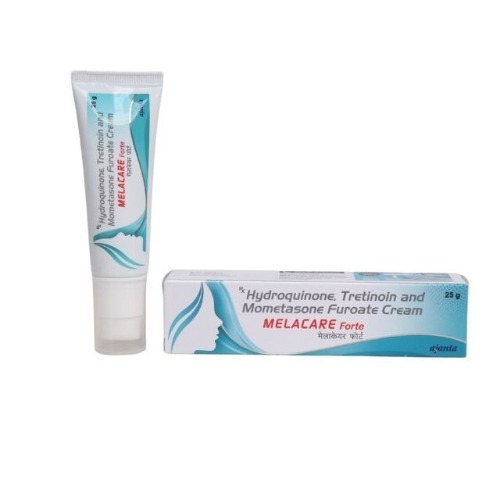 Melacare Forte Cream 25gm tube close-up