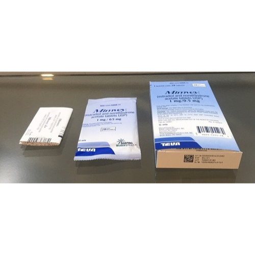 Mimvey 28 Tablets blister strip close-up