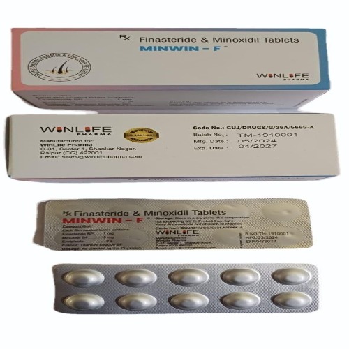 MINWIN-F 100 tablets back side packaging