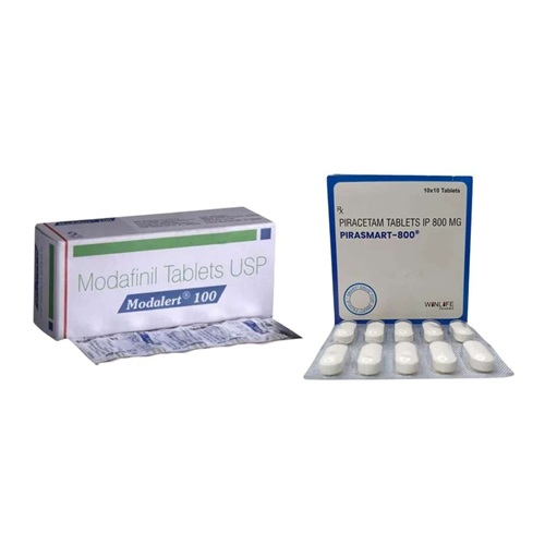 Modalert 100 + Pirasmart 800