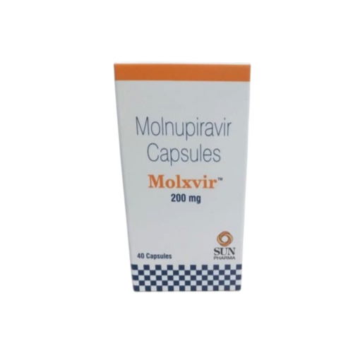 Molxvir 200mg capsules blister strip close-up