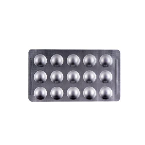Montair 5 tablets 5mg close-up of silver blister strip with round tablets