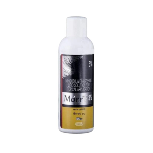 Morr F 3% Solution 60ml solution bottle back label view