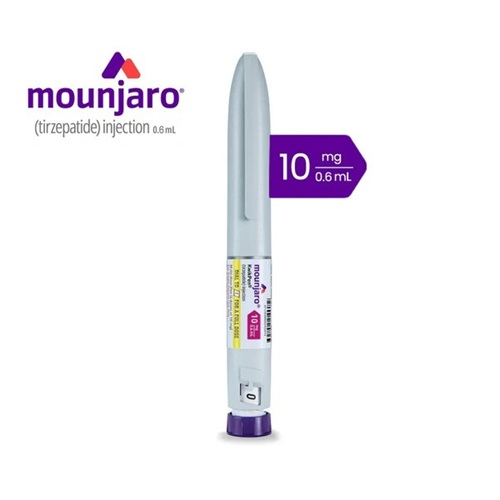 Mounjaro 10mg KwikPen Prefilled injection pen close-up