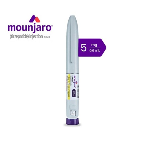 Mounjaro 5mg KwikPen Prefilled injection pen close-up