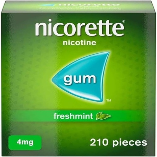 Nicorette 4mg - Freshmint, 210 Pieces