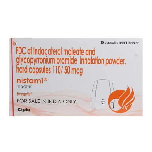 Nistami inhaler 110 50 mcg with 30 capsules and device kit