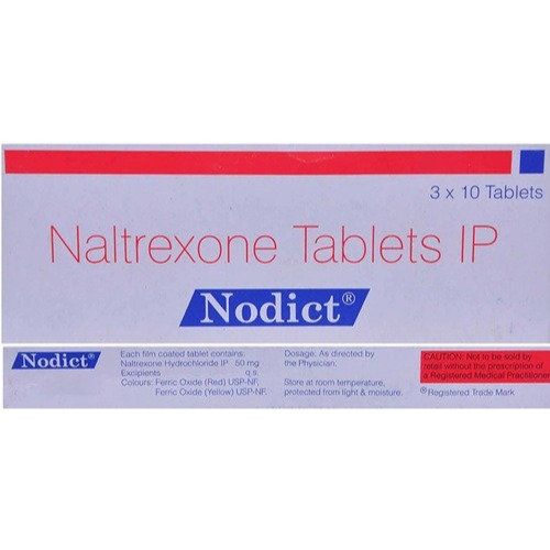 Nodict 50 30 Tablets front box packaging
