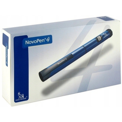 NovoPen 4 Reusable Insulin Pen Blue front packaging