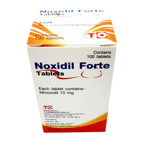 Noxidil Forte 10 blister strip with tablets