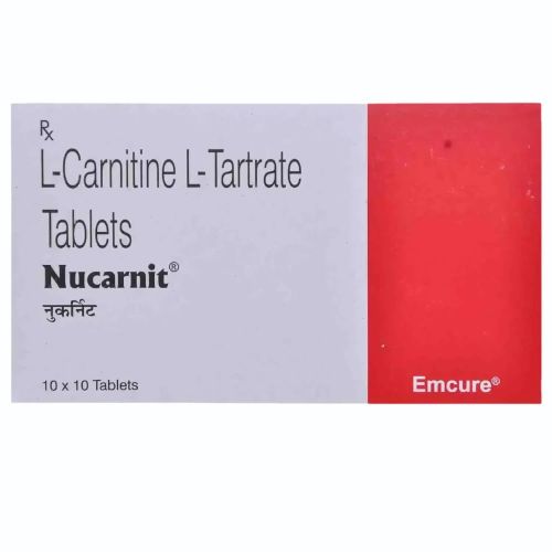 Nucarnit 330 blister strip showing tablet layout