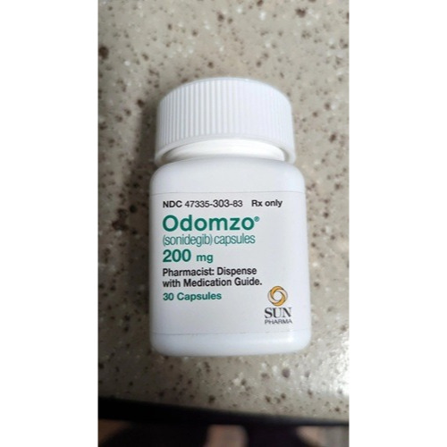 Odomzo 200mg 30 Capsules capsule bottle close-up