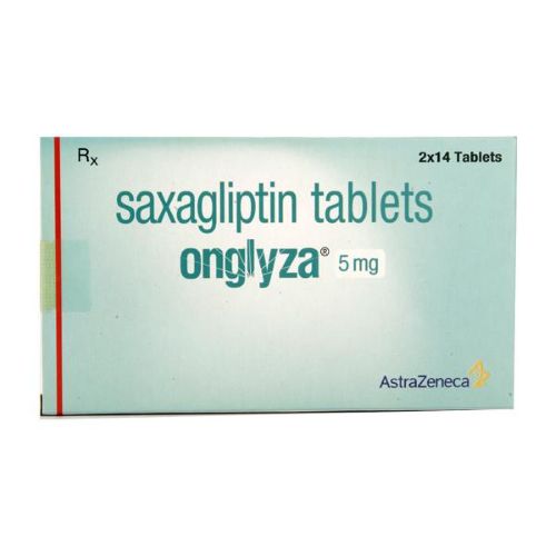 Onglyza 5mg Saxagliptin tablets packaging front view