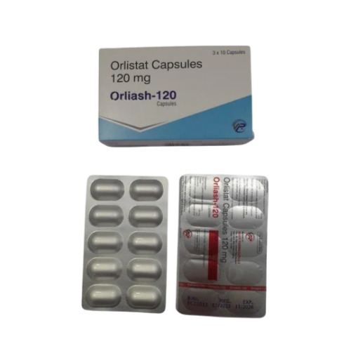 Orliash 120 blister strip with capsules