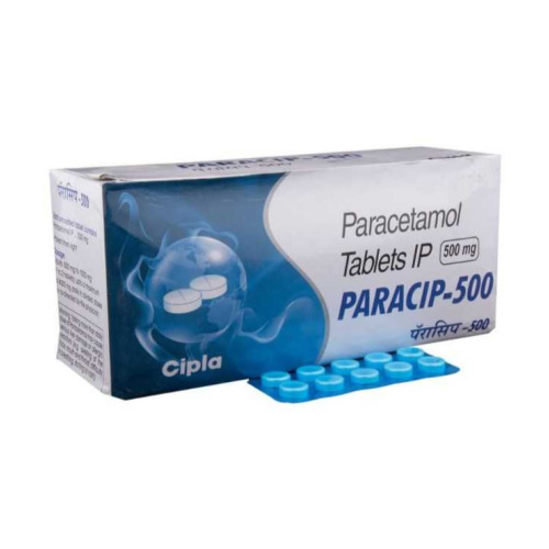 Paracip 500 tablets multiple box packaging