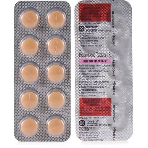 Respidon 2 200 Tablets blister strip close-up