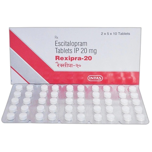 Rexipra 20 100 Tablets front box packaging