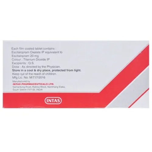 Rexipra 20 100 Tablets box with outer carton