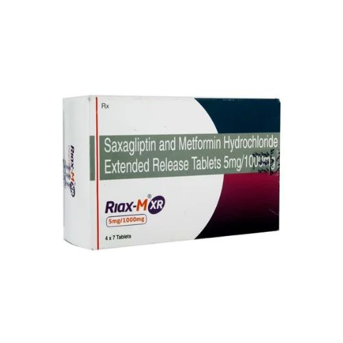 Riax-M XR blister strip with tablets