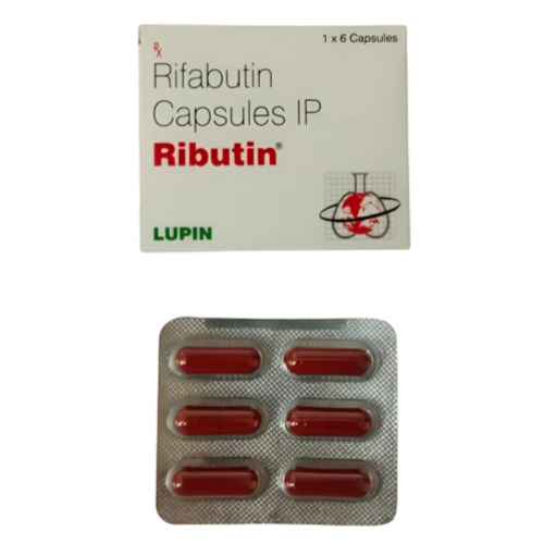 Ributin 150 capsules front box with blister pack