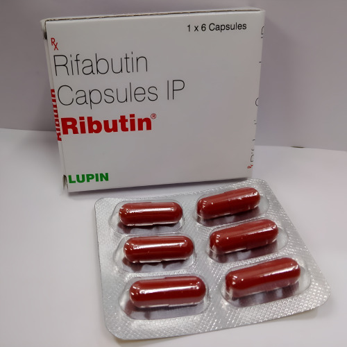 Ributin 150 capsules red capsules with box packaging