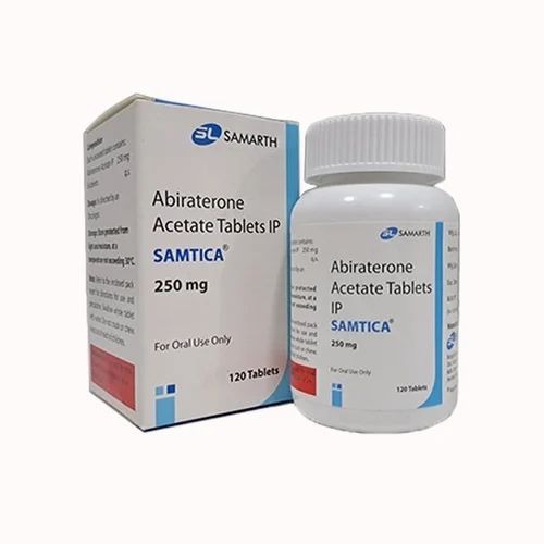 Samtica 250 abiraterone acetate tablets white plastic bottle advanced prostate cancer oral therapy online pharmacy