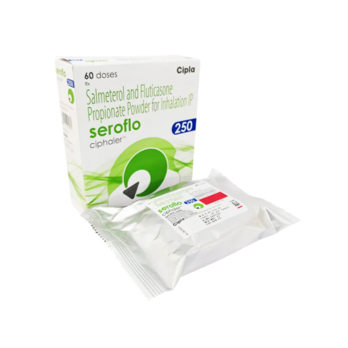 Seroflo 250 Ciphaler sealed pouch with box packaging