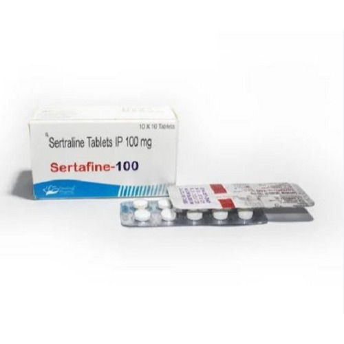 Sertafine 100 blister strip showing tablet layout