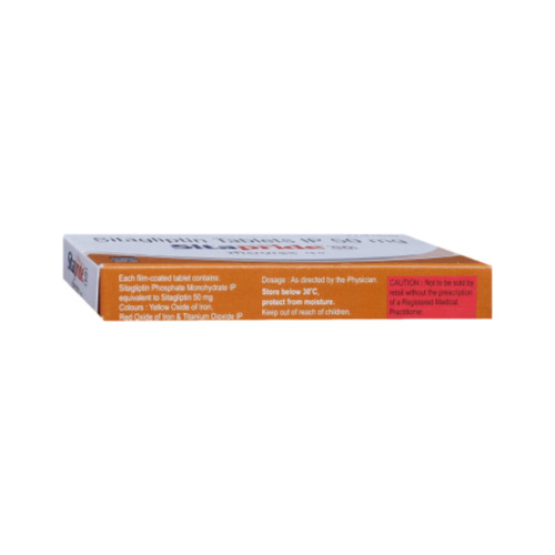 Sitapride 50 tablets flat box packaging side view