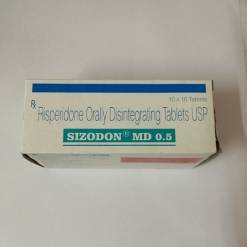 Sizodon MD 0.5 100 Tablets box with outer carton