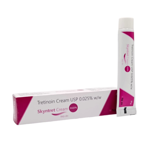 Skyntret 0.025% Cream 20gm tube close-up
